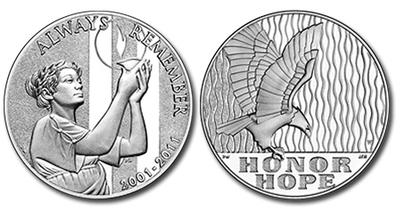 USA 2011 September 11 Silver Proof Commemorative Medal